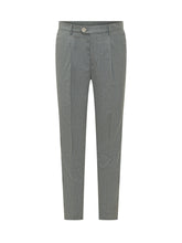 BRUNELLO CUCINELLI - Tailored Trousers In Mélange Fabric - Grey - LIDIASHOPPING® - Official Website
