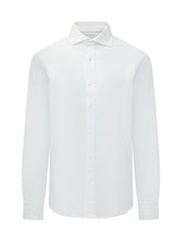 BRUNELLO CUCINELLI - Camicia Classica a Maniche Lunghe - Bianco | Lidia Shopping | Official Website