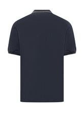 BRUNELLO CUCINELLI - Polo con Bottoni e Logo Ricamato - Blu | Lidia Shopping | Official Website