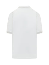BRUNELLO CUCINELLI - Polo Shirt with Collar and Buttons - White - LIDIASHOPPING® - Official Website