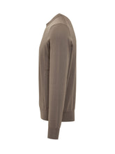 BRUNELLO CUCINELLI - Crewneck Sweater - Brown - LIDIASHOPPING® - Official Website