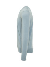 BRUNELLO CUCINELLI - Maglia Girocollo a Maniche Lunghe - Blu - LIDIASHOPPING® - Official Website