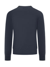 BRUNELLO CUCINELLI - Long Sleeve Crew Neck Sweater - Blue - LIDIASHOPPING® - Official Website