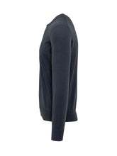 BRUNELLO CUCINELLI - Long Sleeve Crew Neck Sweater - Blue - LIDIASHOPPING® - Official Website