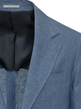 BRUNELLO CUCINELLI - Single-Breasted Tailored Blazer In Mélange Fabric - Blue - LIDIASHOPPING® - Official Website