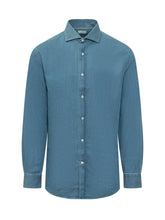 BRUNELLO CUCINELLI - Denim Shirt - Blue - LIDIASHOPPING® - Official Website