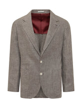 BRUNELLO CUCINELLI - Blazer - Marrone | Lidia Shopping | Official Website