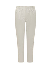 BRUNELLO CUCINELLI - Pantalone Jogger a Vita Elasticizzata - Beige - LIDIASHOPPING® - Official Website