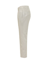 BRUNELLO CUCINELLI - Pantalone Jogger a Vita Elasticizzata - Beige - LIDIASHOPPING® - Official Website