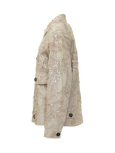 BRUNELLO CUCINELLI - Giacca con Bottoni e Tasche con Paillettes - Beige - LIDIASHOPPING® - Official Website