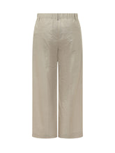 BRUNELLO CUCINELLI - Pantalone Ampio con Pieghe Frontali - Beige - LIDIASHOPPING® - Official Website