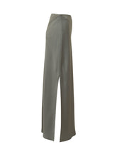 BRUNELLO CUCINELLI - Gonna Lunga con Spacco Frontale - Verde | Lidia Shopping | Official Website