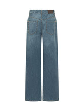 BRUNELLO CUCINELLI - Jeans a Gamba Dritta - Blu | Lidia Shopping | Official Website