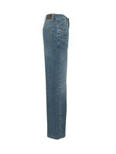BRUNELLO CUCINELLI - Jeans a Gamba Dritta - Blu | Lidia Shopping | Official Website