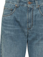 BRUNELLO CUCINELLI - Jeans a Gamba Dritta - Blu | Lidia Shopping | Official Website