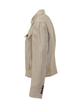 BRUNELLO CUCINELLI - Giacca a Maniche Lunghe con Tasche Applicate - Beige - LIDIASHOPPING® - Official Website