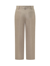 BRUNELLO CUCINELLI - Pantalone con Piega Frontale - Beige - LIDIASHOPPING® - Official Website
