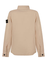 STONE ISLAND KIDS - Camicia con Tasche e Bottoni - Beige - LIDIASHOPPING® - Official Website