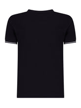 STONE ISLAND KIDS - T-shirt with Chest Patch - Black - LIDIASHOPPING® - Official Website