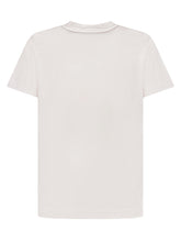 STONE ISLAND KIDS - Short-Sleeve T-Shirt with Chest Patch - White - LIDIASHOPPING® - Official Website
