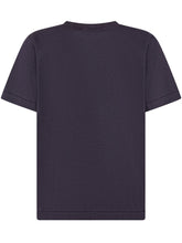 STONE ISLAND KIDS - T-shirt with Applied Logo - Blue - LIDIASHOPPING® - Official Website