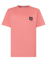 STONE ISLAND KIDS - T-shirt con Patch sul Petto - Rosa - LIDIASHOPPING® - Official Website