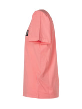 STONE ISLAND KIDS - T-shirt con Patch sul Petto - Rosa - LIDIASHOPPING® - Official Website