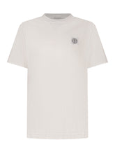 STONE ISLAND KIDS - Short Sleeve T-Shirt with Logo Patch - - LIDIASHOPPING® - Official Website