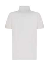 STONE ISLAND KIDS - High Neck Polo with Buttons - White - LIDIASHOPPING® - Official Website