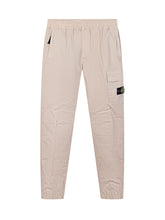 STONE ISLAND KIDS - Cargo Trousers with Elastic Waist - Beige - LIDIASHOPPING® - Official Website