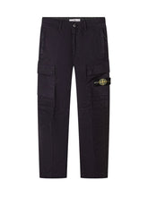 STONE ISLAND KIDS - Pantaloni Cargo con Tasche - Blu - LIDIASHOPPING® - Official Website