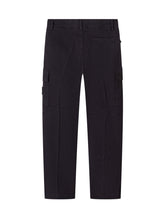 STONE ISLAND KIDS - Cargo Trousers with Pockets - Blue - LIDIASHOPPING® - Official Website