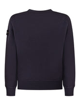 STONE ISLAND KIDS - Felpa girocollo a maniche lunghe - Blu - LIDIASHOPPING® - Official Website