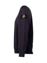 STONE ISLAND KIDS - Felpa girocollo a maniche lunghe - Blu - LIDIASHOPPING® - Official Website