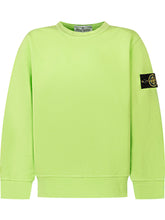STONE ISLAND KIDS - Long-Sleeve Crew-Neck Sweatshirt - Green - LIDIASHOPPING® - Official Website