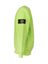 STONE ISLAND KIDS - Long-Sleeve Crew-Neck Sweatshirt - Green - LIDIASHOPPING® - Official Website