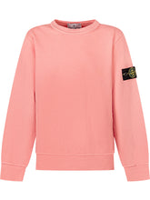 STONE ISLAND KIDS - Felpa girocollo a maniche lunghe - Rosa - LIDIASHOPPING® - Official Website
