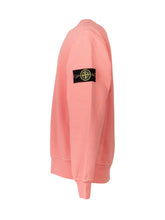 STONE ISLAND KIDS - Felpa girocollo a maniche lunghe - Rosa - LIDIASHOPPING® - Official Website