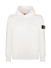 STONE ISLAND KIDS - Long-sleeve hooded sweatshirt - White - LIDIASHOPPING® - Official Website