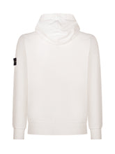 STONE ISLAND KIDS - Long-sleeve hooded sweatshirt - White - LIDIASHOPPING® - Official Website