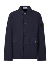 STONE ISLAND KIDS - Jacket with Classic Collar and Front Pockets - Blue - LIDIASHOPPING® - Official Website