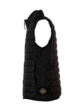 STONE ISLAND KIDS - Gilet Imbottito con Zip - Nero - LIDIASHOPPING® - Official Website