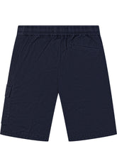 STONE ISLAND KIDS - Cargo Shorts with Elastic Waist and Pockets - Blue - LIDIASHOPPING® - Official Website