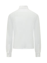 MALO - Camicia a Manica Lunga con Colletto Classico e Bottoni - Bianco - LIDIASHOPPING® - Official Website