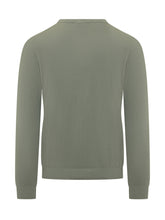 MALO - Maglia Girocollo Rasata a Manica Lunga - Verde - LIDIASHOPPING® - Official Website