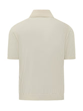 MALO - Polo a Maniche Corte con Colletto e Chiusura a Tre Bottoni - Bianco - LIDIASHOPPING® - Official Website
