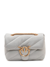 PINKO - Borsa a Spalla Love Puff Mini - Blu - LIDIASHOPPING® - Official Website