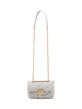PINKO - Borsa a Spalla Love Puff Mini - Blu - LIDIASHOPPING® - Official Website