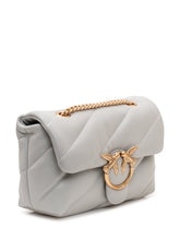 PINKO - Borsa a Spalla Love Puff Mini - Blu - LIDIASHOPPING® - Official Website