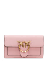 PINKO - Love One Wallet with Flap and Front Logo - Pink - LIDIASHOPPING® - Official Website